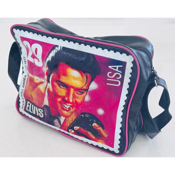 Vintage Elvis Presley Messenger bag - Picture 3 of 4